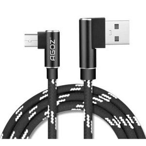 1 Agoz L Shape 90 Degree USB C Cable FAST Charger Data Cord for Android IPAD